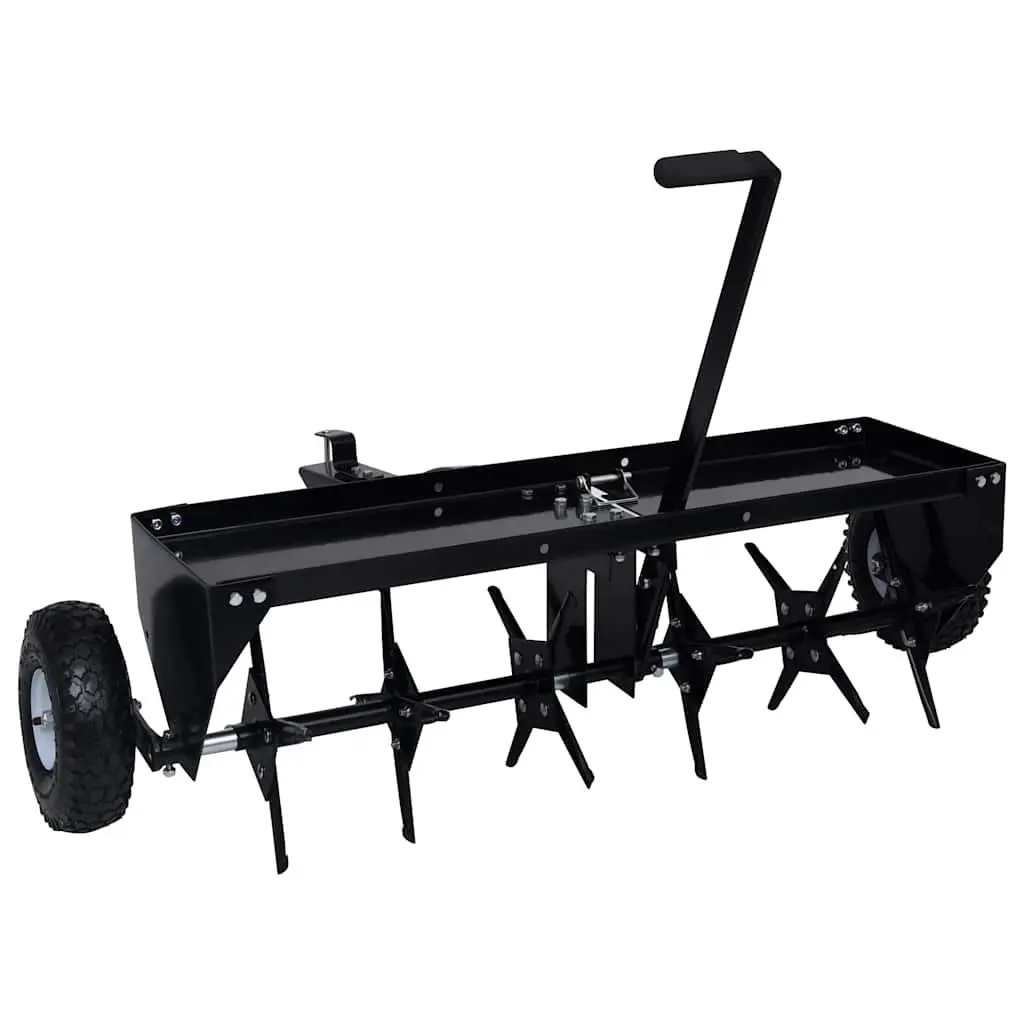 Lawn Aerator Ride-on Mower 102cm Roller Aeration Soil Loosening Garden Tool