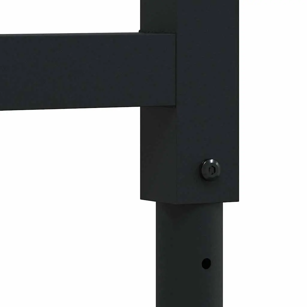 Adjustable Work Bench Frames Metal 55x69-95.5 cm Black 2 Piece