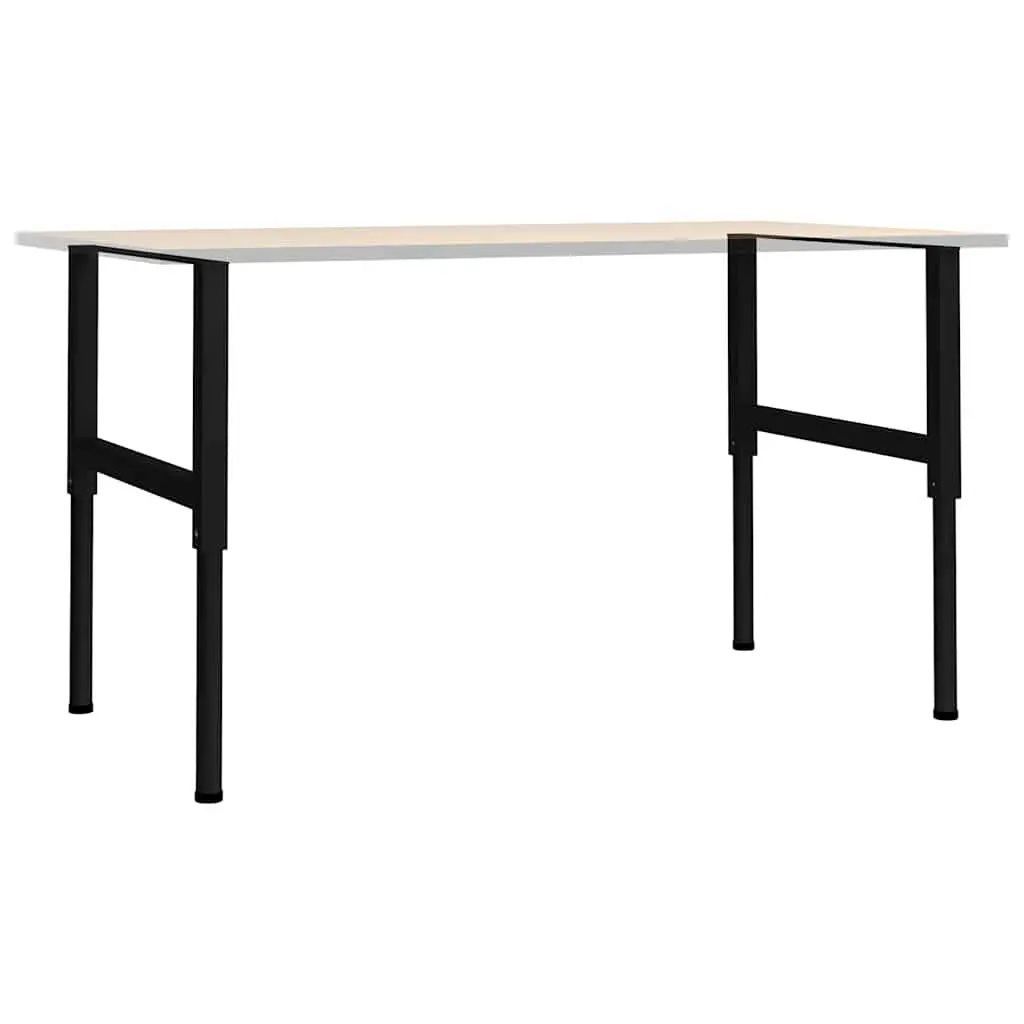 Adjustable Work Bench Frames Metal Table Legs Height Adjustable 69-95.5cm 2pcs