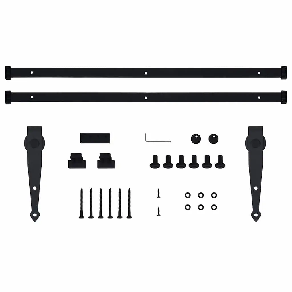Mini Sliding Cabinet Door Hardware Kit Barn Kitchen Study Track Rail Roller Set