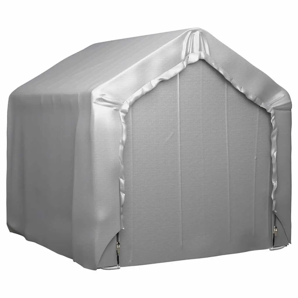 Storage Tent Grey 180x180 cm Waterproof UV-resistant Galvanised Steel Frame