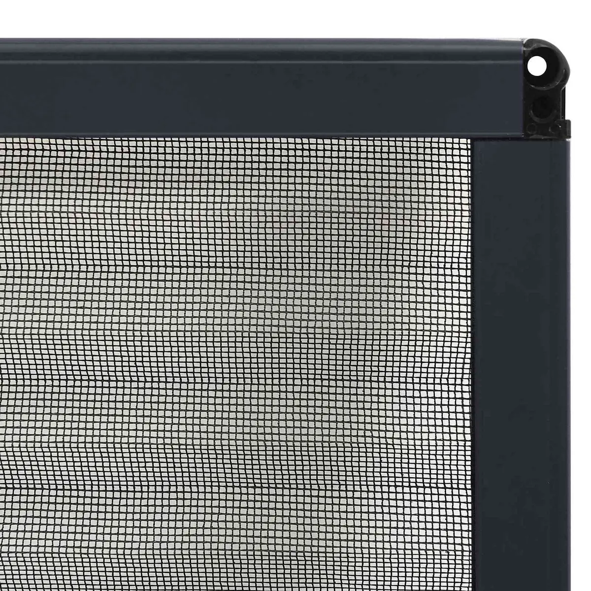 Plisse Insect Screen Aluminium Frame Anthracite 80x100cm