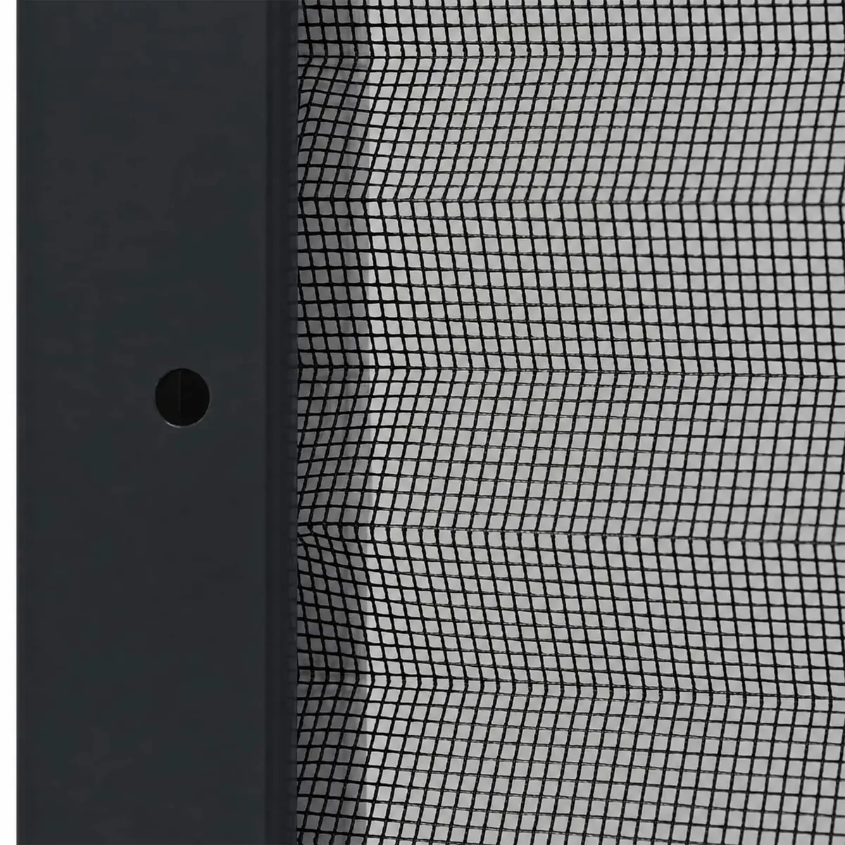 Plisse Insect Screen Aluminium Frame Anthracite 80x100cm