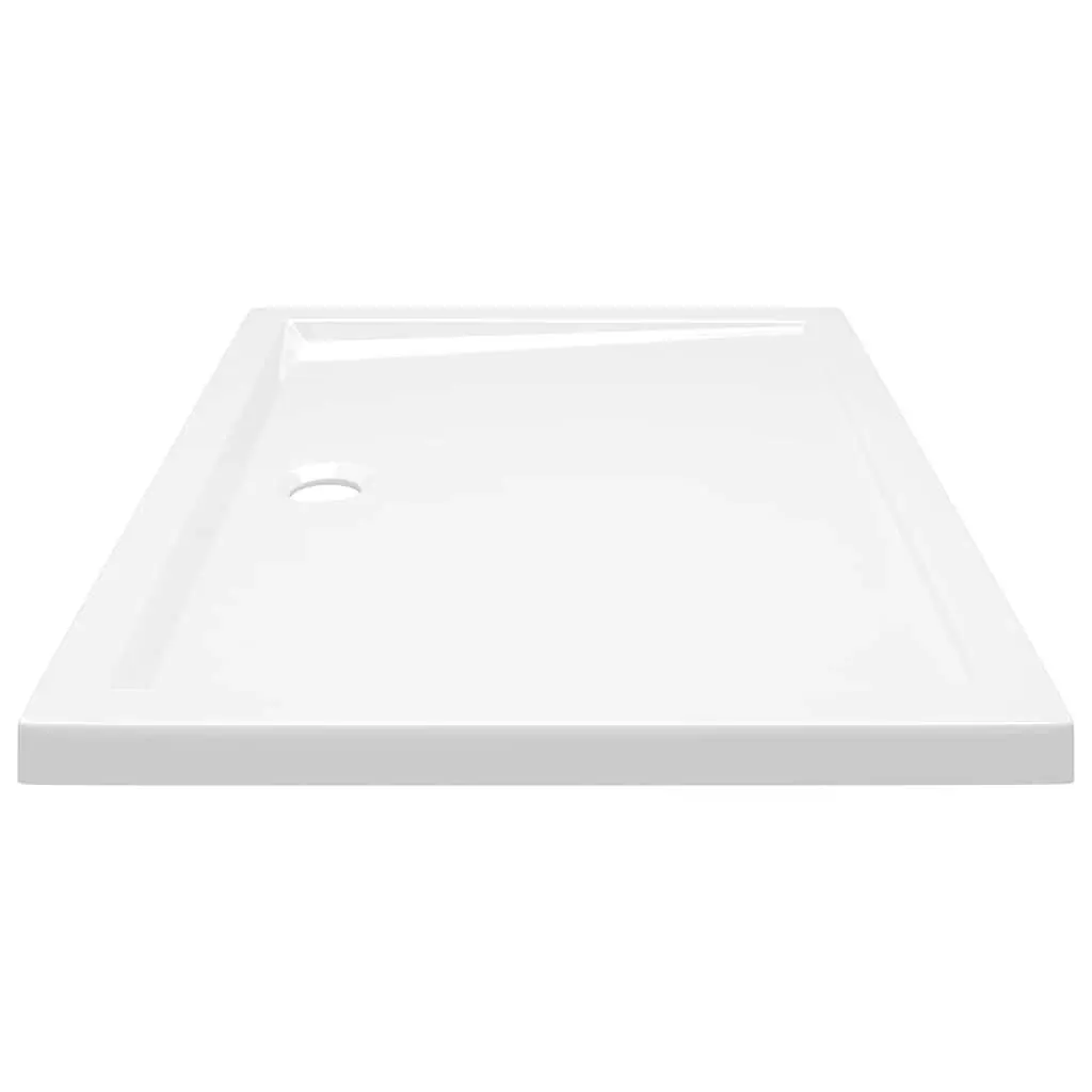 Shower Base Tray Low Threshold White Rectangular 70x90cm Bathroom Fixture