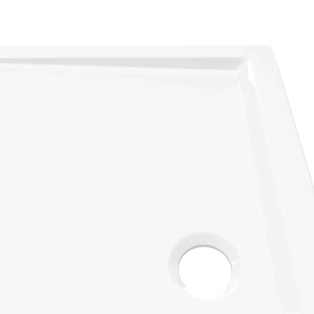 Shower Base Tray Low Threshold White Rectangular 70x90cm Bathroom Fixture