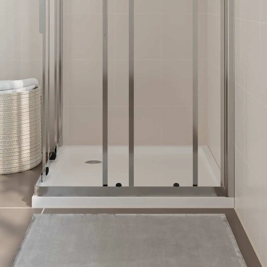 80x80 cm Square Shower Base Tray in White