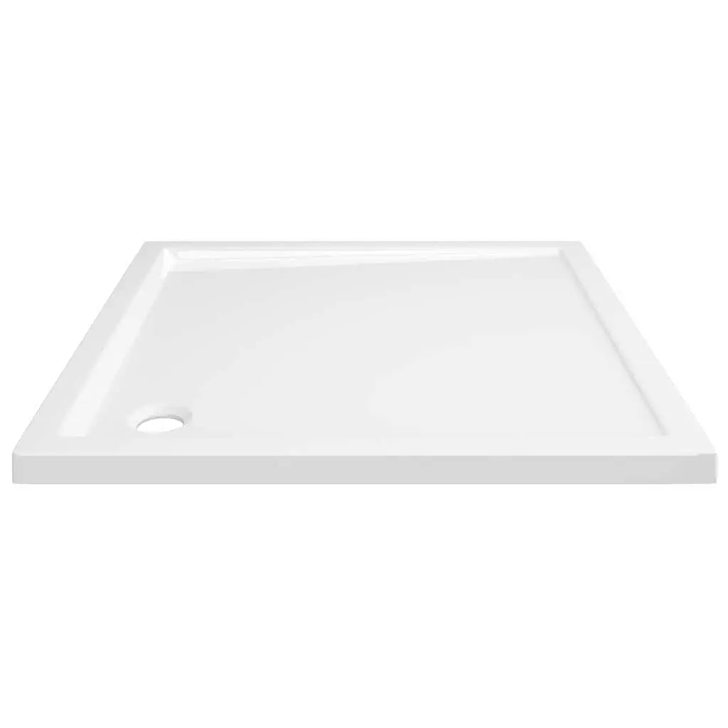 80x80 cm Square Shower Base Tray in White