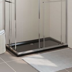 Your Easy Access Shower Base Tray, Black 70x120 cm