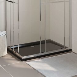 Welcome to Easy Access with Our Black Shower Base Tray