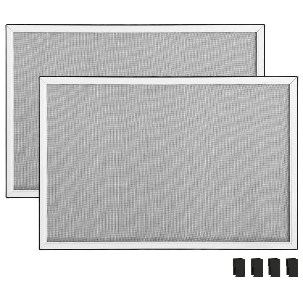 Extendable Insect Screen Adjustable Frame White 100-193cm
