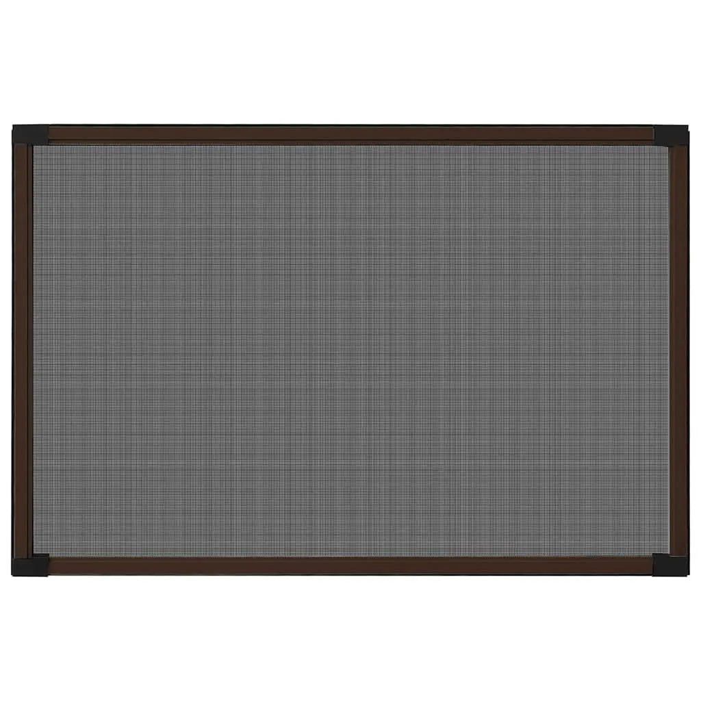 Extendable Window Insect Screen Adjustable Brown Fibreglass Mesh 100 to 193 x 75 cm