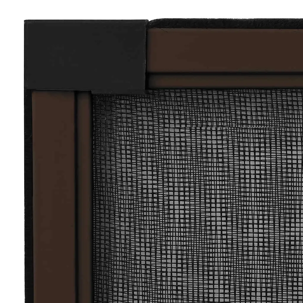Extendable Window Insect Screen Adjustable Brown Fibreglass Mesh 100 to 193 x 75 cm