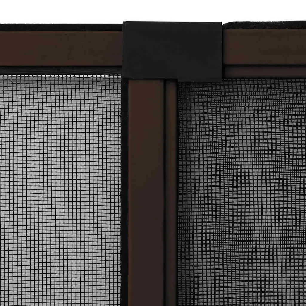 Extendable Window Insect Screen Adjustable Brown Fibreglass Mesh 100 to 193 x 75 cm