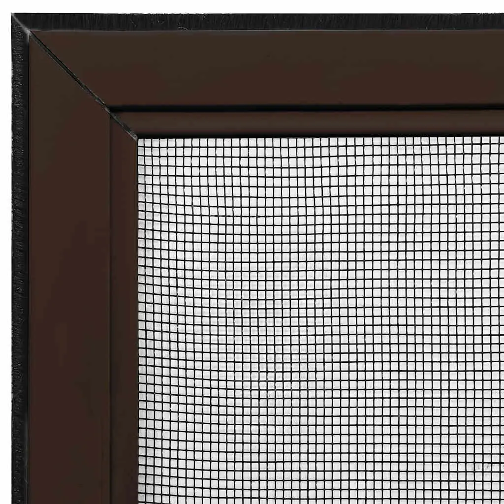 Extendable Window Insect Screen Adjustable Brown Fibreglass Mesh 100 to 193 x 75 cm