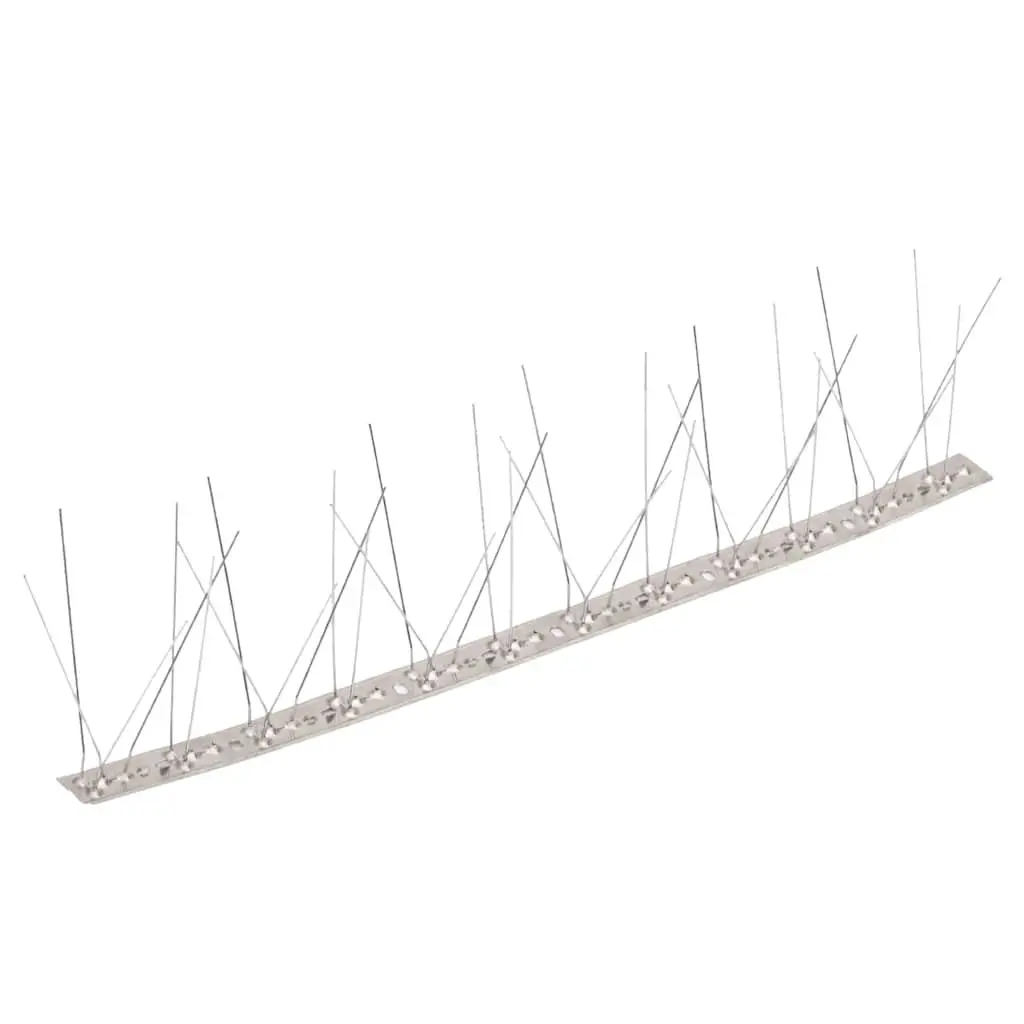 Bird & Pigeon Spikes Stainless Steel 5-Row 20m
