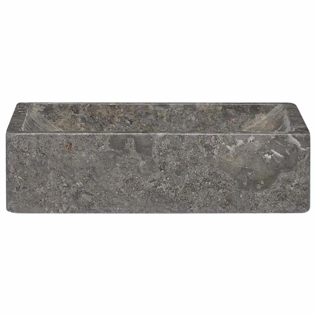Bathroom Marble Sink 45x30x12cm in Grey