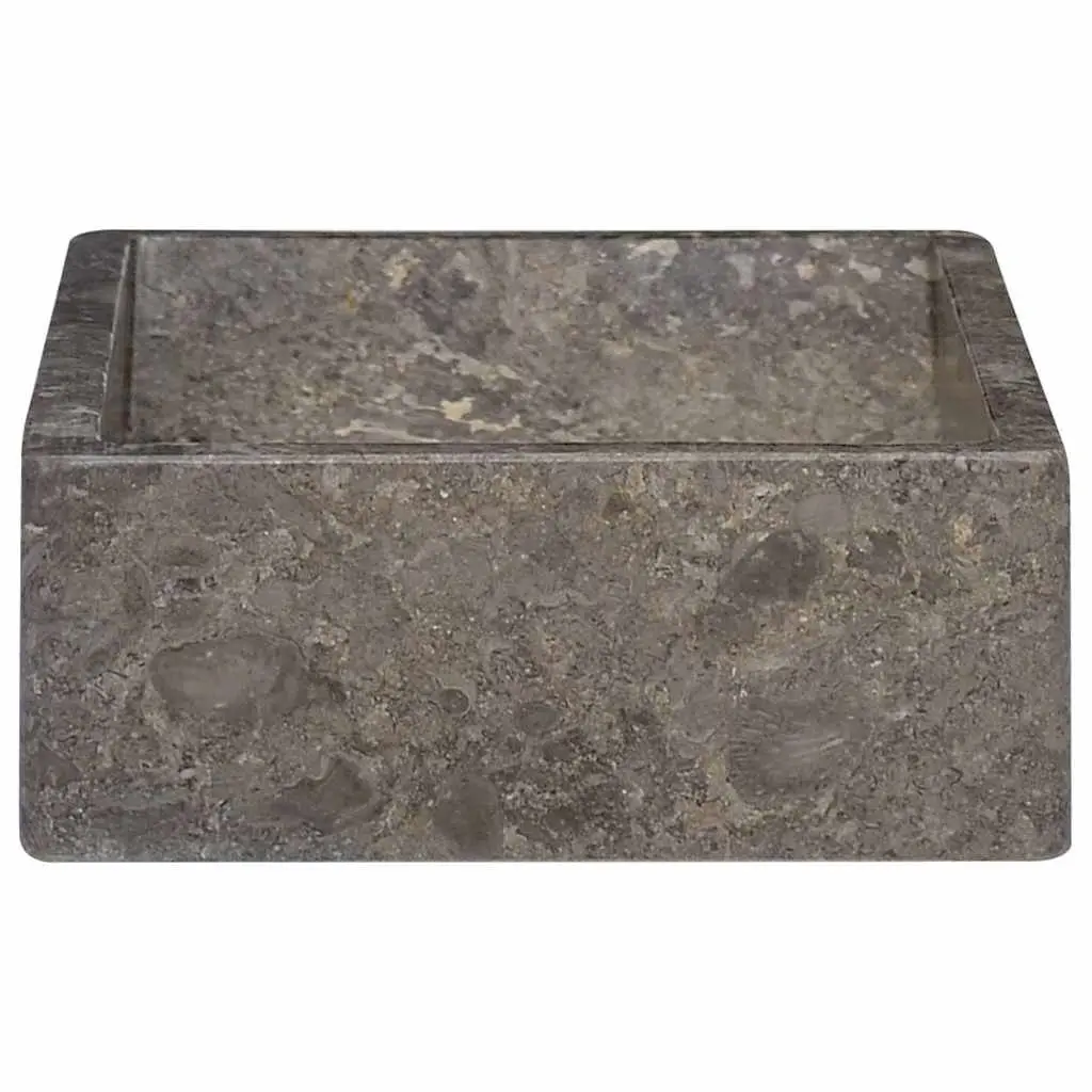Bathroom Marble Sink 45x30x12cm in Grey