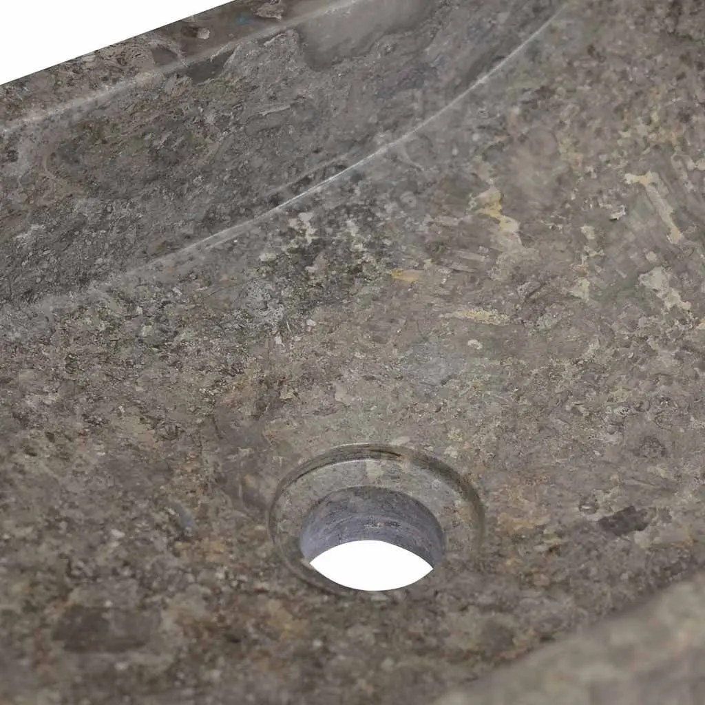 Bathroom Marble Sink 45x30x12cm in Grey