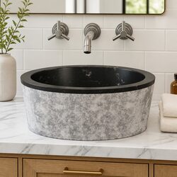 Your New Favorite Black Marble Sink for the Bathroom