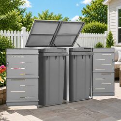 Your Double Wheelie Bin Shed for Efficient Waste Storage