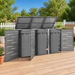 Friendly Wheelie Bin Shed 207x77.5x115cm for Your Outdoor Needs