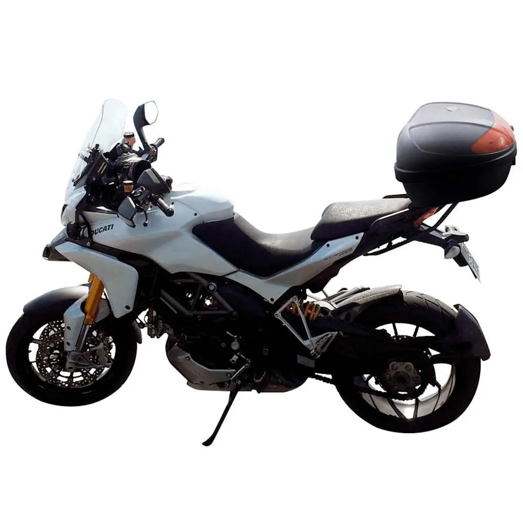 Motorcycle Top Case 72L Storage Box Quick Release System