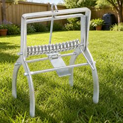 Friendly Galvanised Steel Mole Traps - 4 Pack for Your Lawn