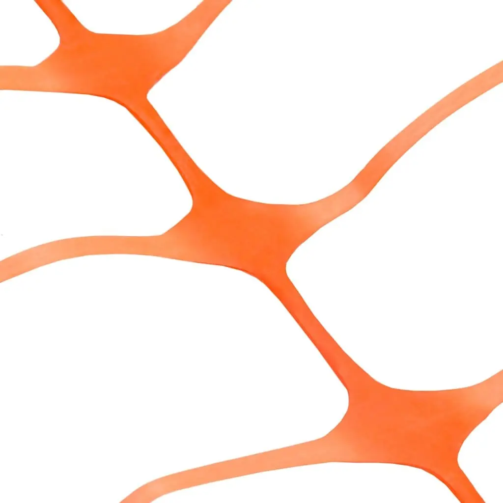 Temporary Barrier Fence Orange 50m Lightweight Flexible HDPE Material