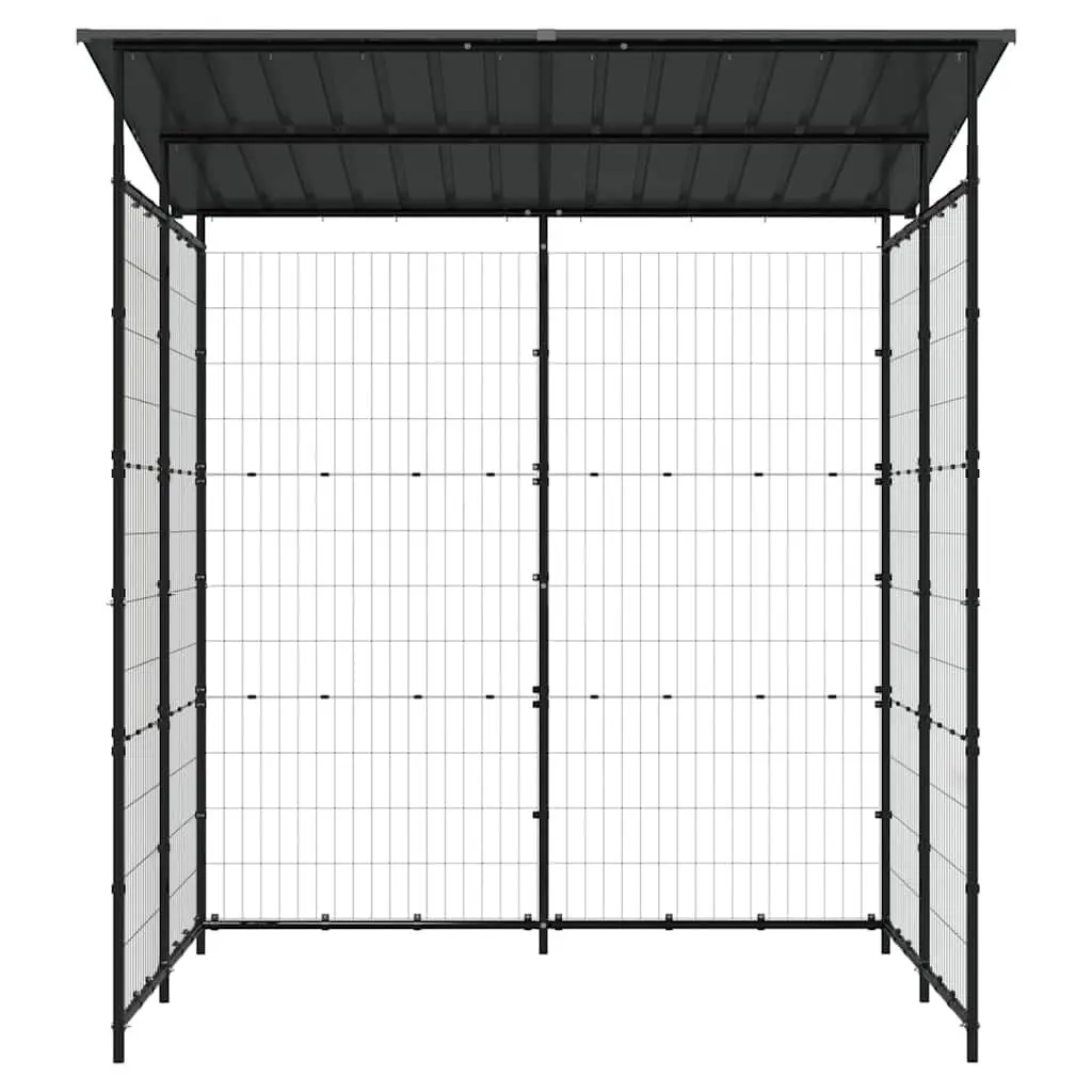 Bicycle Shed Outdoor Storage Powder-Coated Steel 190x190x222cm