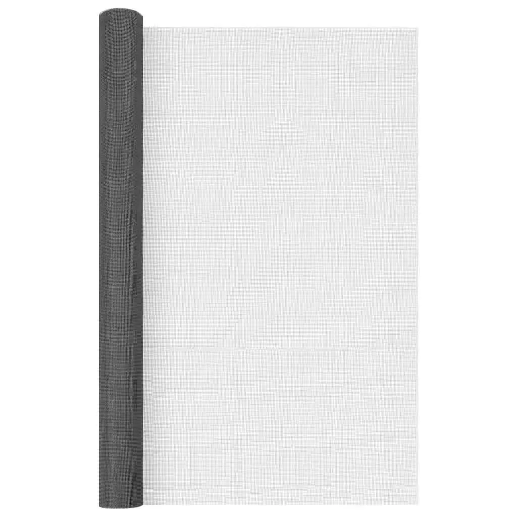 Black Fiberglass Mesh Screen 60x1000 cm for DIY