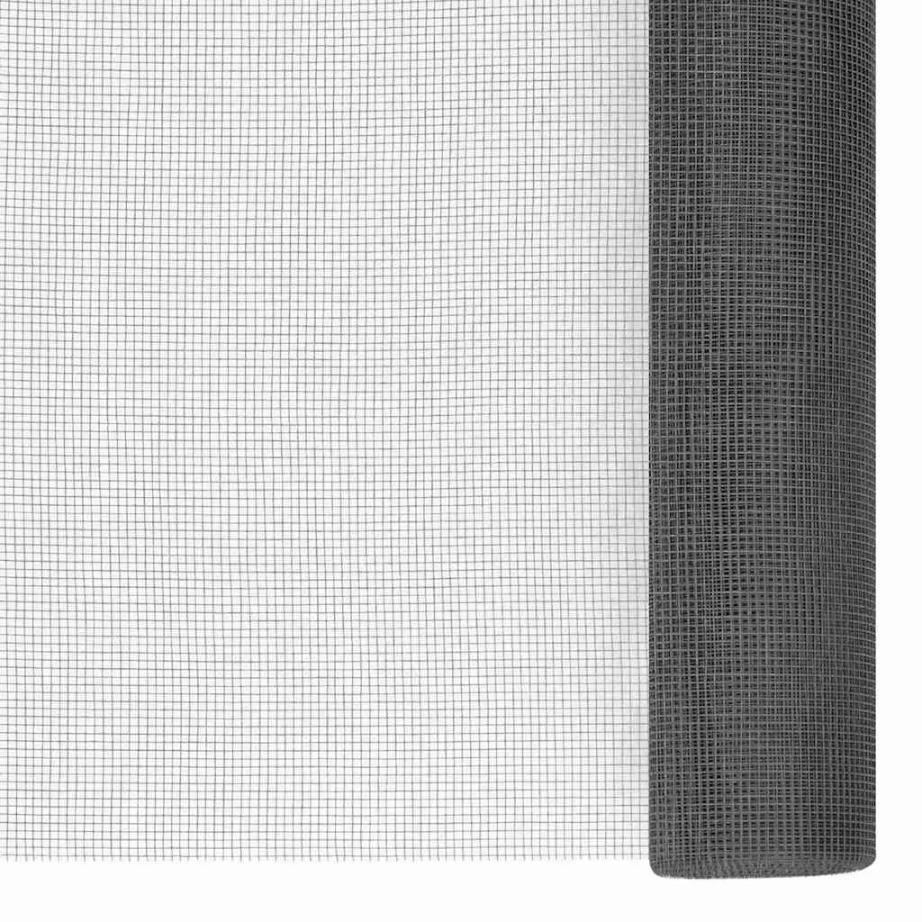 Fiberglass Mesh Screen Strong and Sturdy 80x500 cm Black Insect Door Window Cage DIY Repair Panel