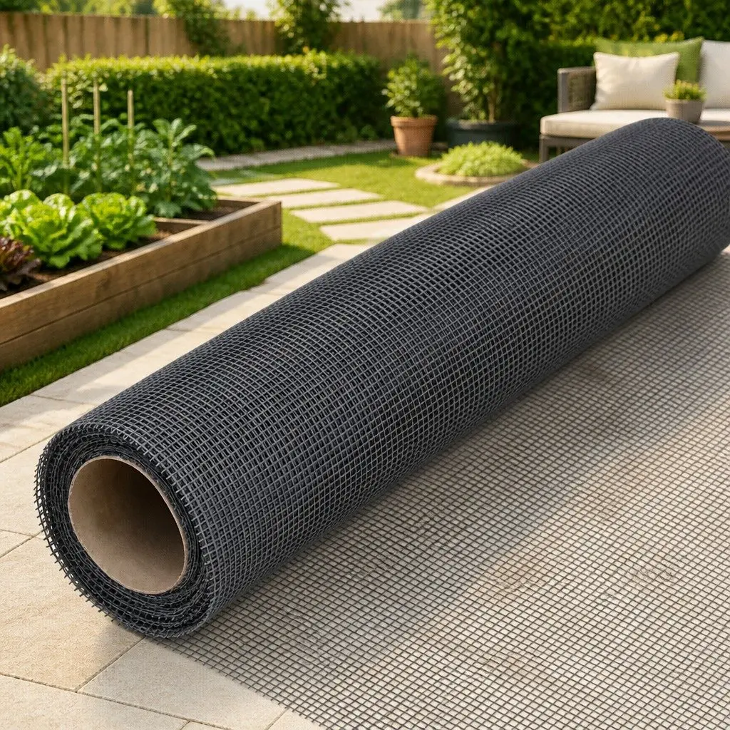 Fiberglass Mesh Insect Barrier Repair Screen Black 80x1000 cm Roll