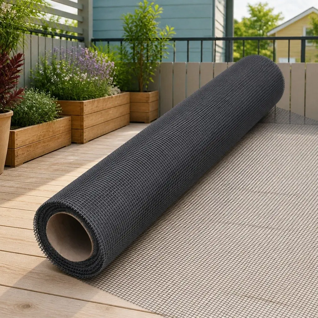 Fiberglass Mesh Screen Grey 60x1000cm Insect Door Window Barrier DIY Cutting