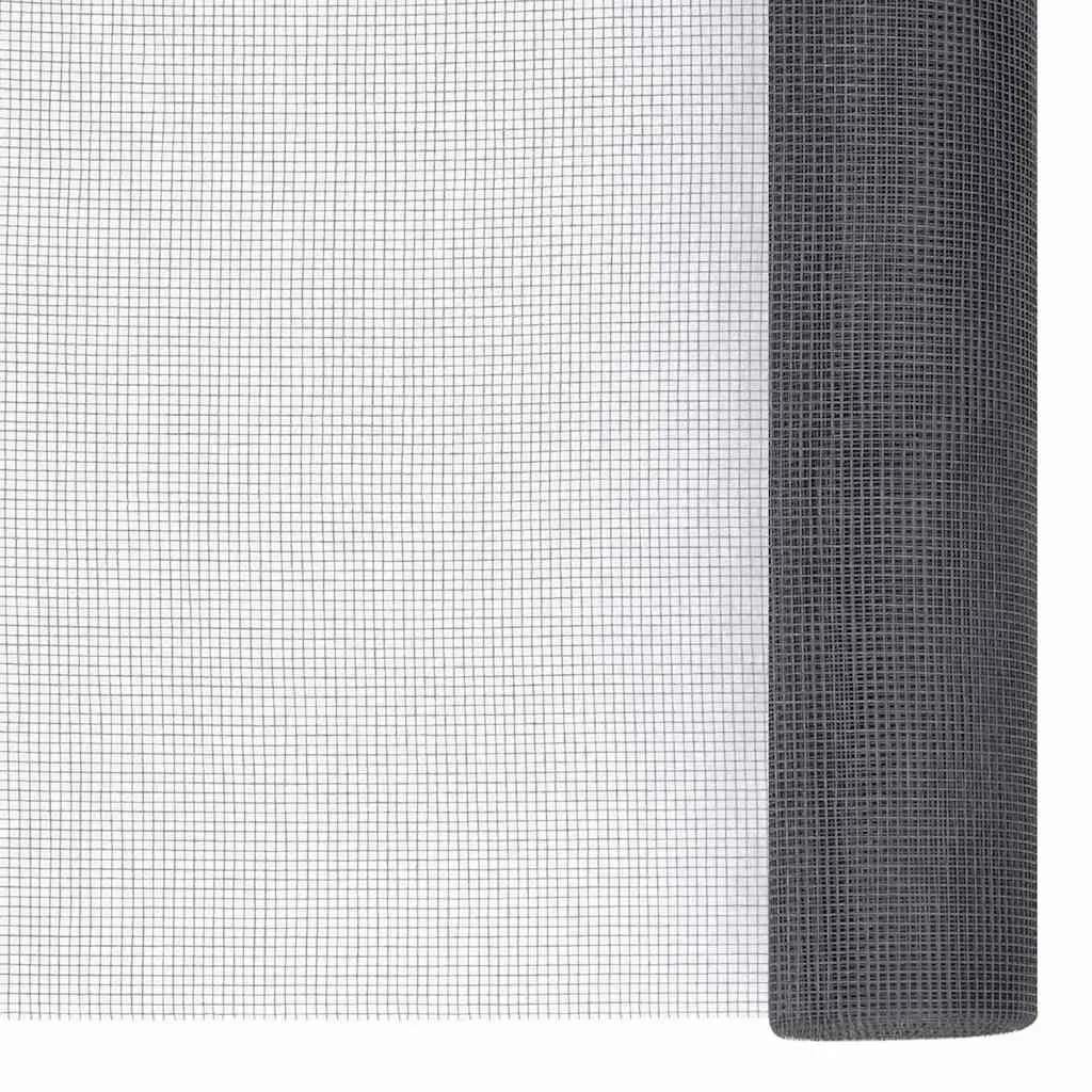 Fiberglass Mesh Screen Durable Grey 112x500 cm Insect Barrier for Door Window Repair DIY