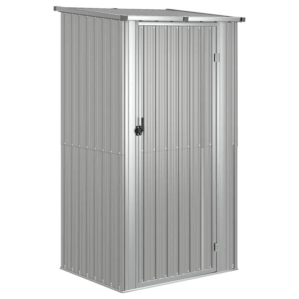 Garden Shed Grey Galvanised Steel Lockable Door 1185 x 970 x 2095 mm