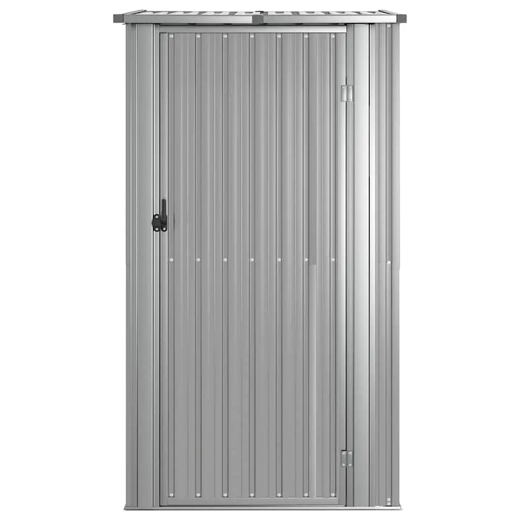 Garden Shed Grey Galvanised Steel Lockable Door 1185 x 970 x 2095 mm