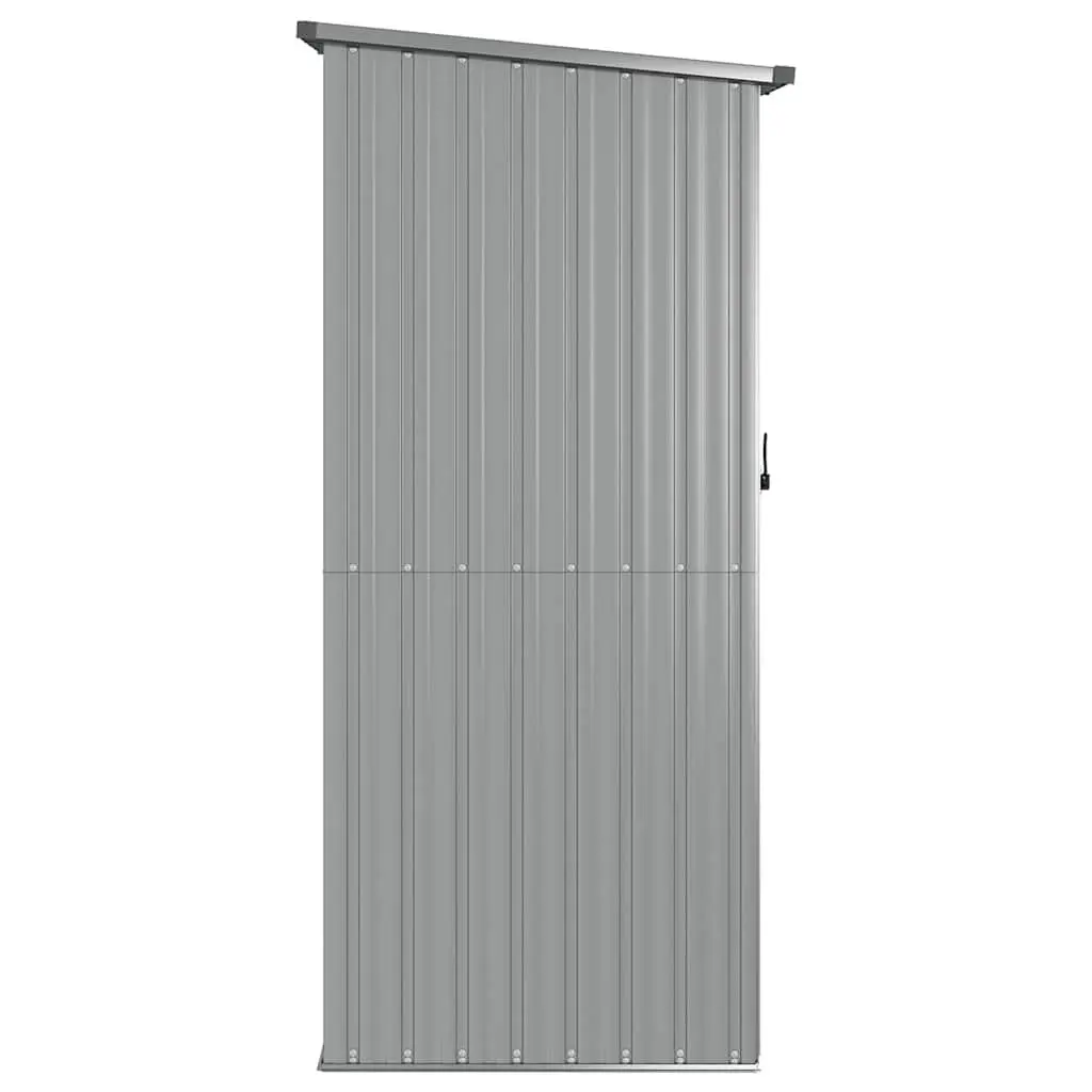 Garden Shed Grey Galvanised Steel Lockable Door 1185 x 970 x 2095 mm