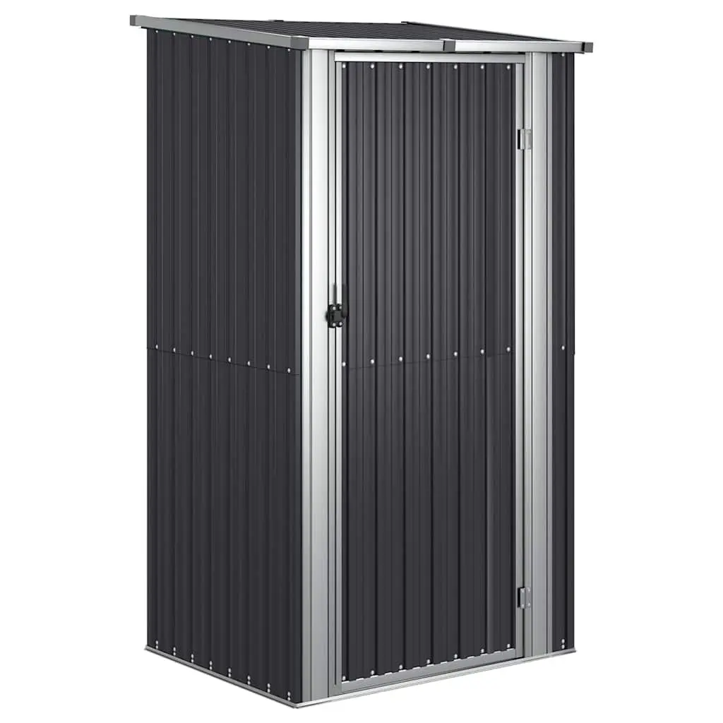 Garden Shed Anthracite Galvanised Steel Outdoor Storage Tool House Lockable Door