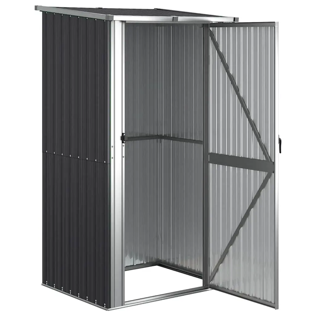 Garden Shed Anthracite Galvanised Steel Outdoor Storage Tool House Lockable Door