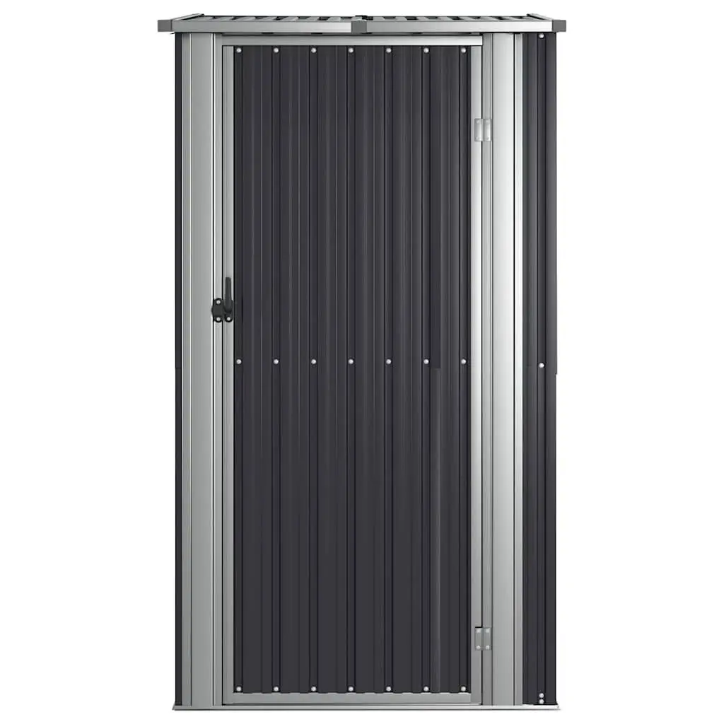 Garden Shed Anthracite Galvanised Steel Outdoor Storage Tool House Lockable Door