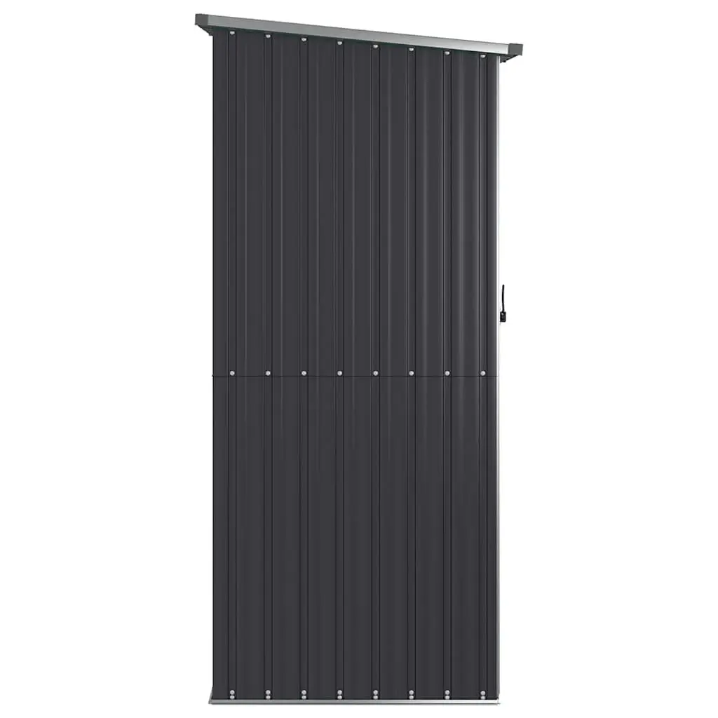 Garden Shed Anthracite Galvanised Steel Outdoor Storage Tool House Lockable Door