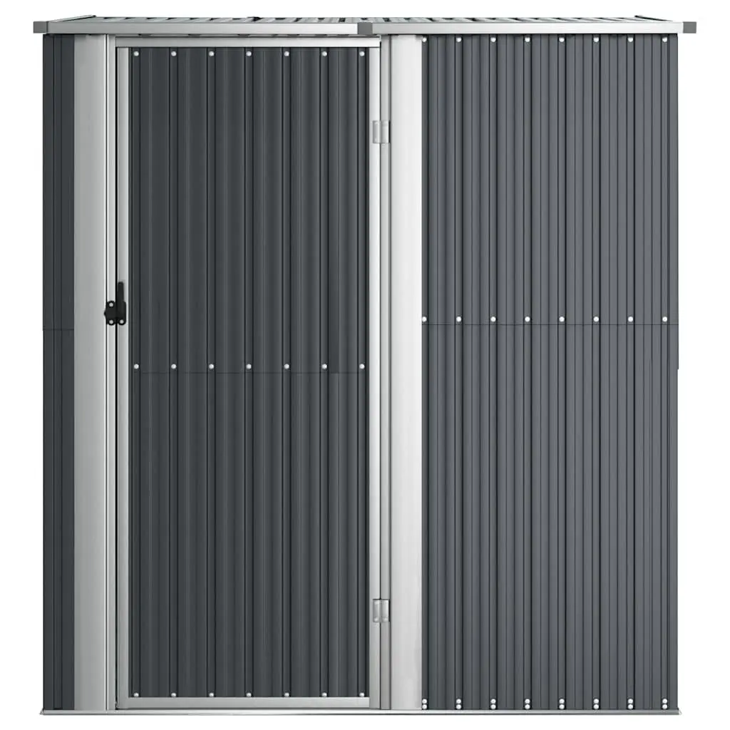 Garden Shed Anthracite Outdoor Storage with Galvanised Steel Lockable Door