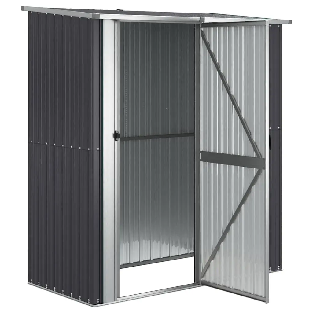 Garden Shed Anthracite Outdoor Storage with Galvanised Steel Lockable Door