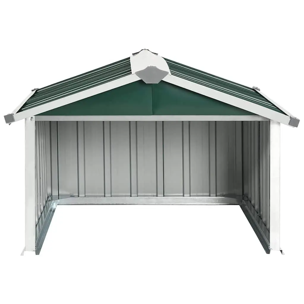 Robot Lawnmower Shed Galvanised Steel Compact Outdoor Storage 92 x 97 x 63 cm