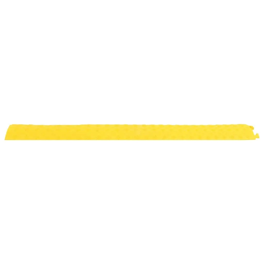 Modular Cable Protector Ramps Yellow 98.5 cm 4 Piece High Visibility Safety Floor Cover