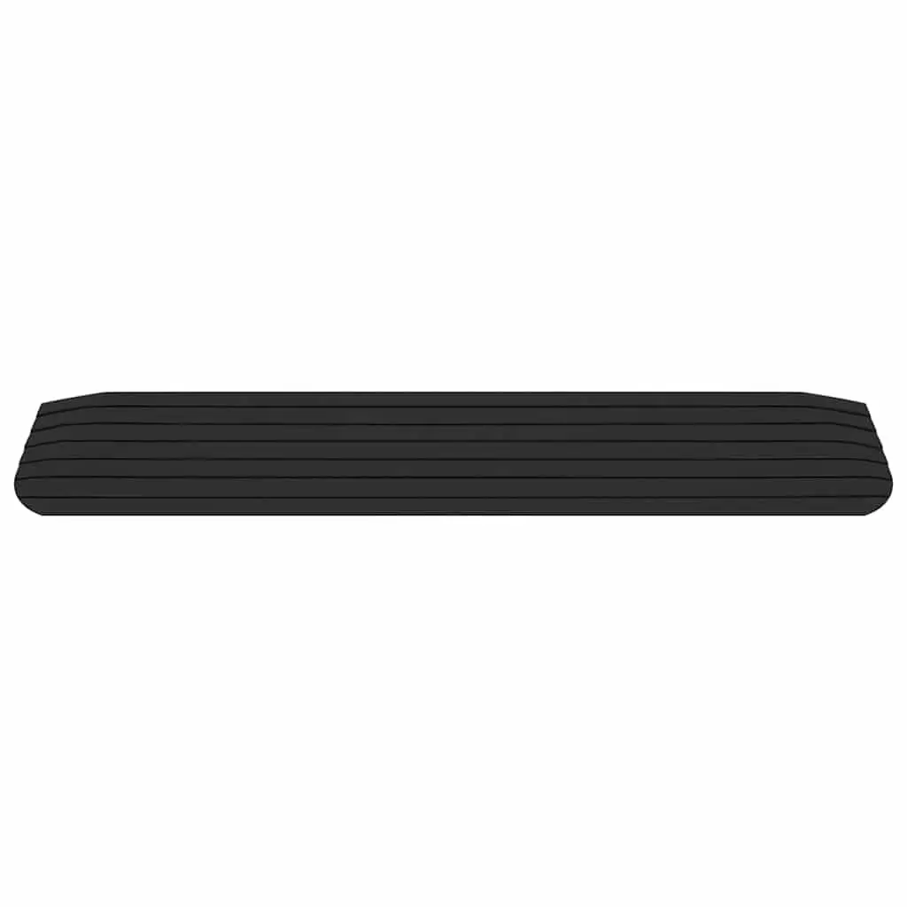 Threshold Ramps Pair Rubber Non-Slip Surface 110 x 21 x 2.5 cm