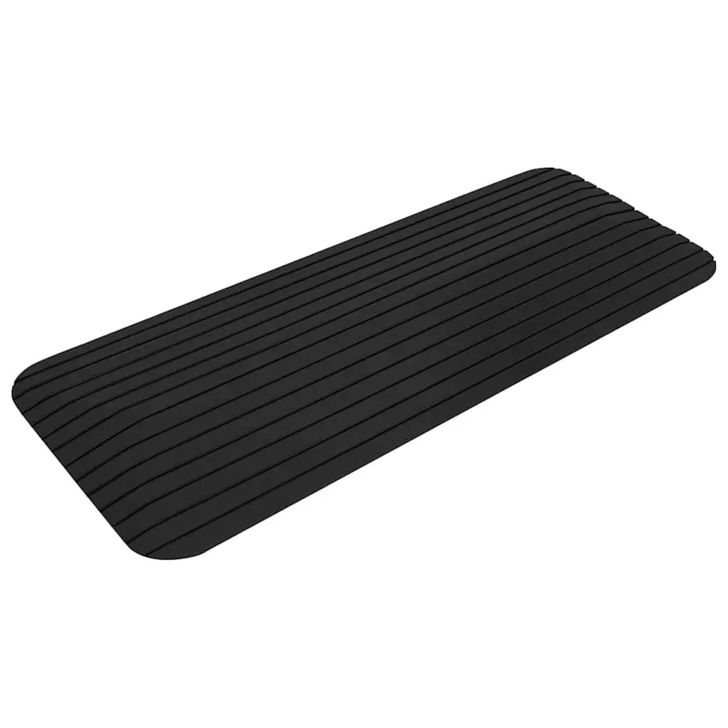 Threshold Ramps Pair Rubber Non-Slip Surface 110 x 21 x 2.5 cm