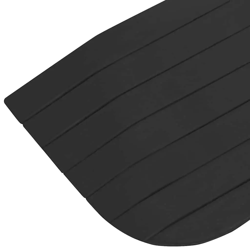 Threshold Ramps Pair Rubber Non-Slip Surface 110 x 21 x 2.5 cm