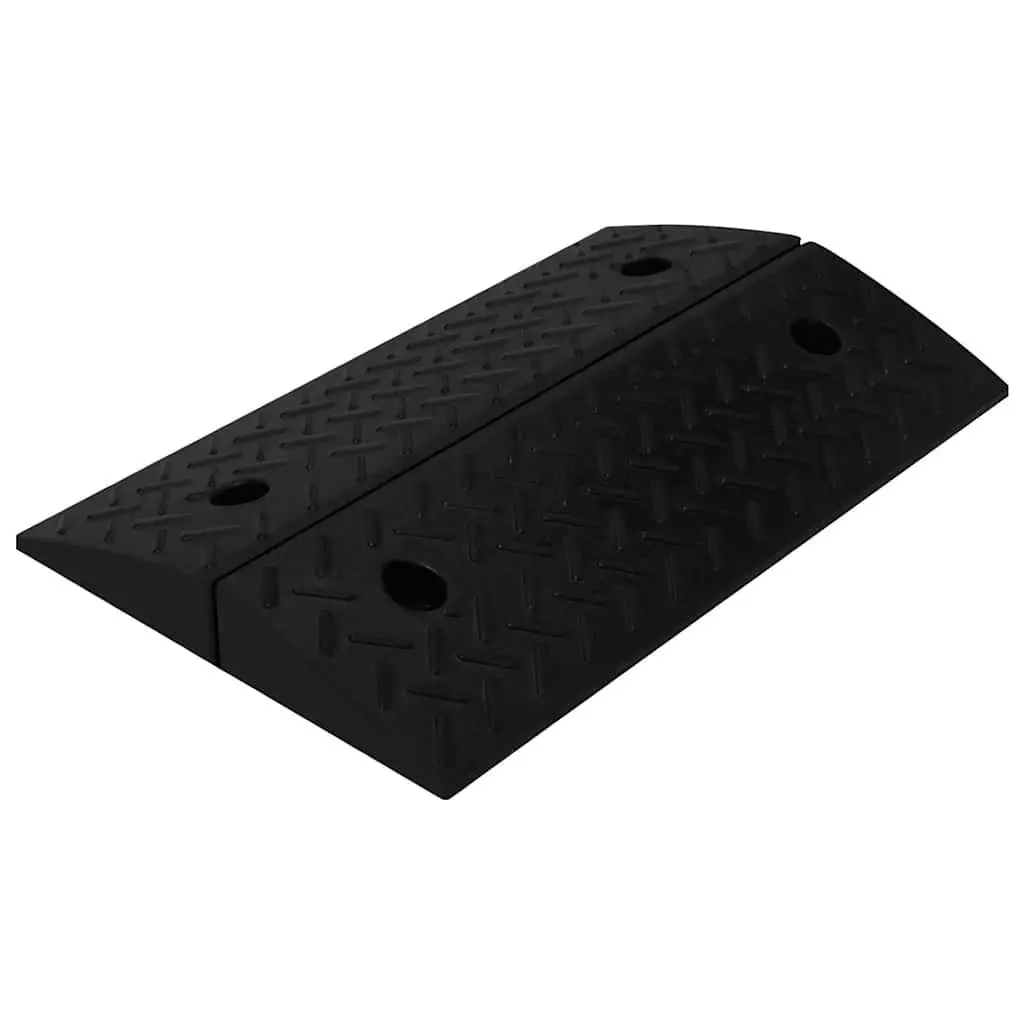 Rubber Kerb Ramps 2 Pieces Non-Slip Heavy Duty Vehicle Access Wheelchair