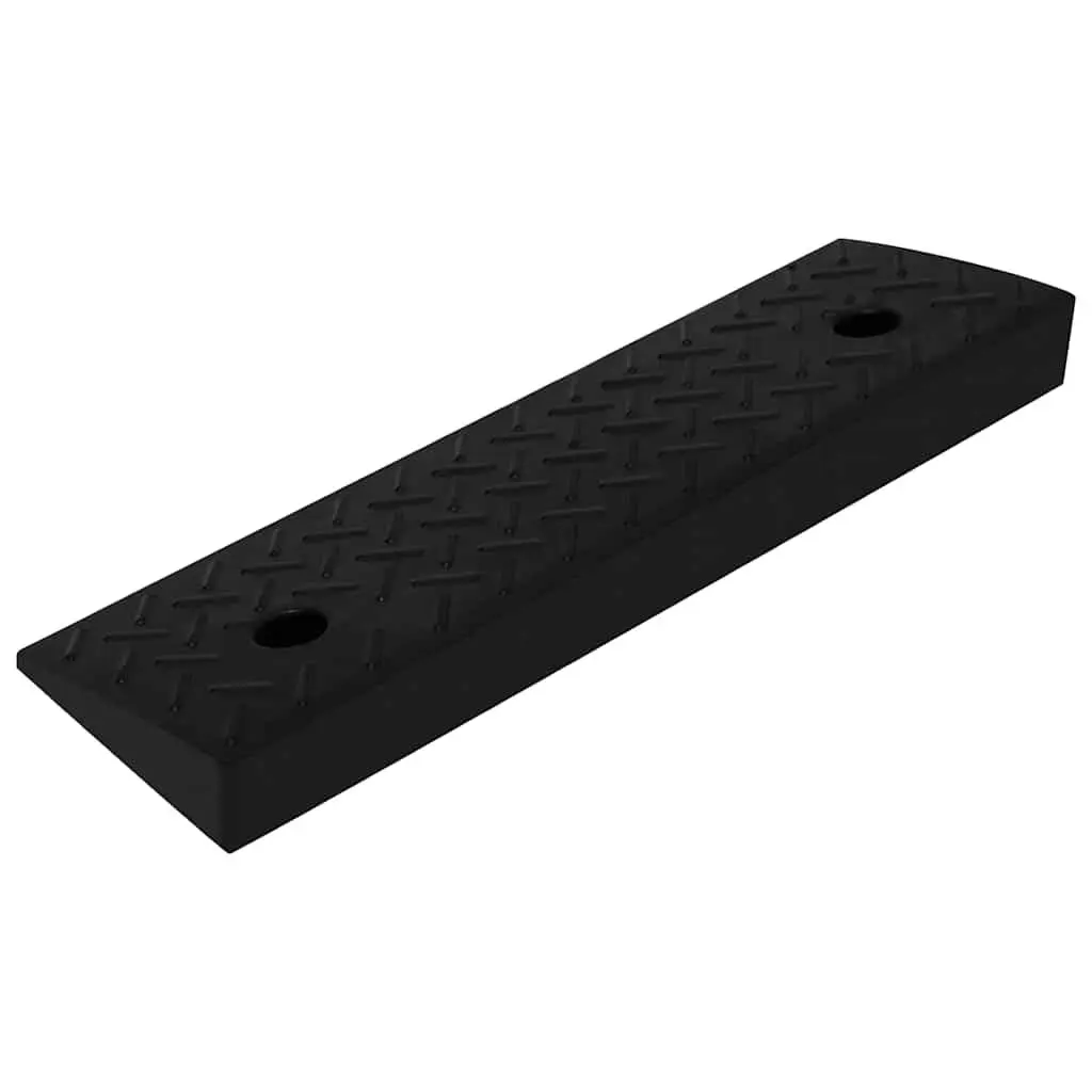 Rubber Kerb Ramps 2 Pieces Non-Slip Heavy Duty Vehicle Access Wheelchair